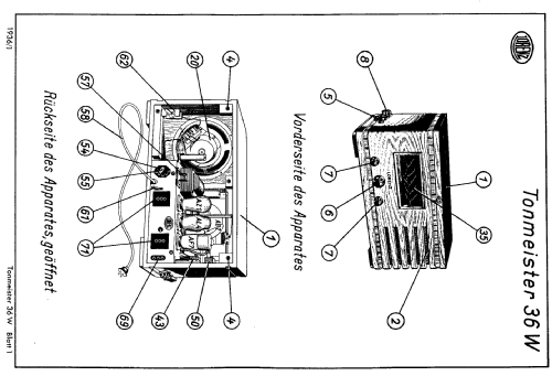 Tonmeister 36W; Lorenz; Berlin, (ID = 2092423) Radio