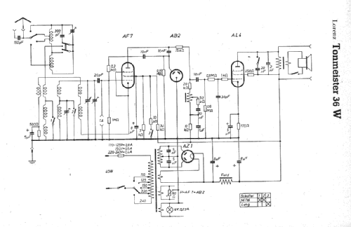 Tonmeister 36W; Lorenz; Berlin, (ID = 8922) Radio