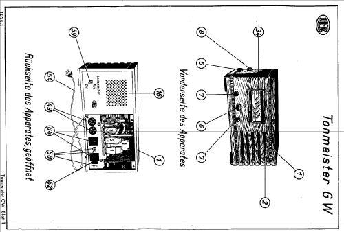 Tonmeister GW; Lorenz; Berlin, (ID = 2102279) Radio