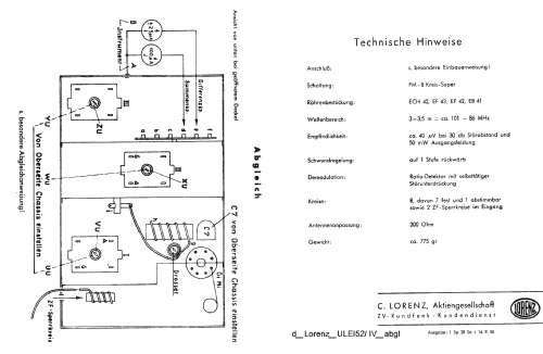 ULEI 52/IV 'W'R; Lorenz; Berlin, (ID = 538373) Adapter