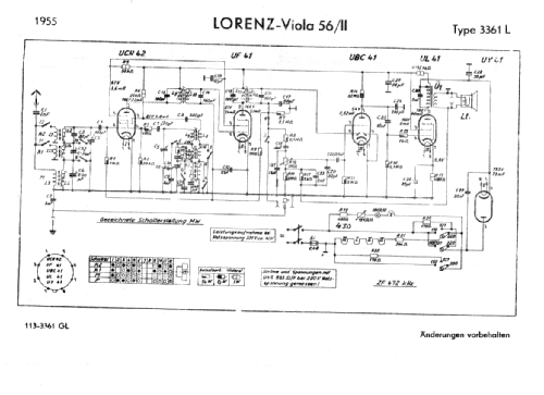 Viola 56 II 3361 L; Lorenz; Berlin, (ID = 1731157) Radio