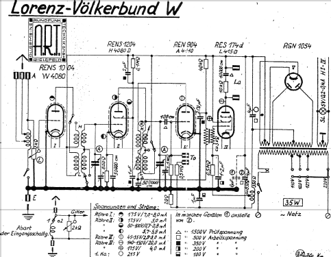 Völkerbund W; Lorenz; Berlin, (ID = 1592416) Radio