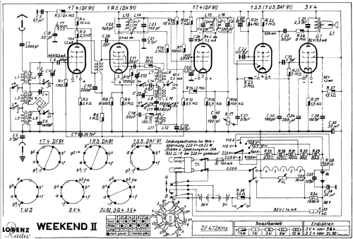 Weekend II ; Lorenz; Berlin, (ID = 767760) Radio