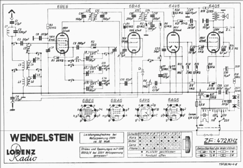 Wendelstein ; Lorenz; Berlin, (ID = 72245) Radio