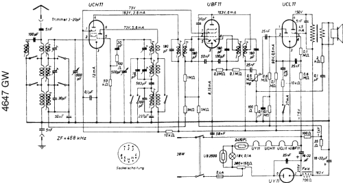 Zwergsuper 4647GW; Lorenz; Berlin, (ID = 1578479) Radio