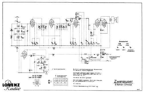 Zwergsuper ; Lorenz; Berlin, (ID = 539925) Radio