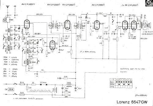 Zwergsuper II 6647GW; Lorenz; Berlin, (ID = 1543449) Radio