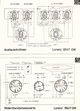 Zwergsuper II 6647GW; Lorenz; Berlin, (ID = 2779429) Radio