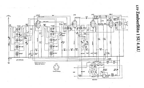 Zauberflöte 1SU4AU; LTP, Apparatewerk (ID = 24944) Radio