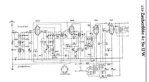 Zauberflöte 4c Su12W; LTP, Apparatewerk (ID = 20761) Radio