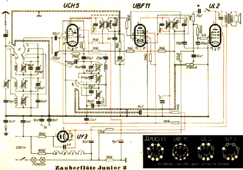 Zauberflöte Junior 2; LTP, Apparatewerk (ID = 2047734) Radio