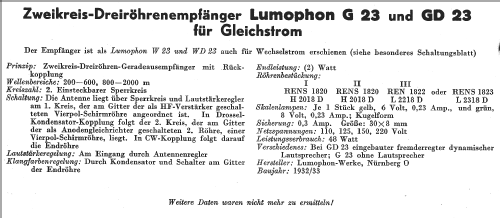 23G ; Lumophon, Bruckner & (ID = 14527) Radio
