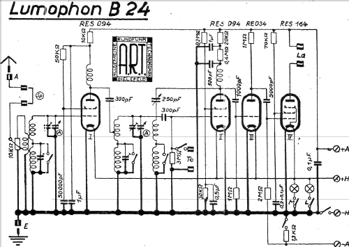 B24; Lumophon, Bruckner & (ID = 1570449) Radio