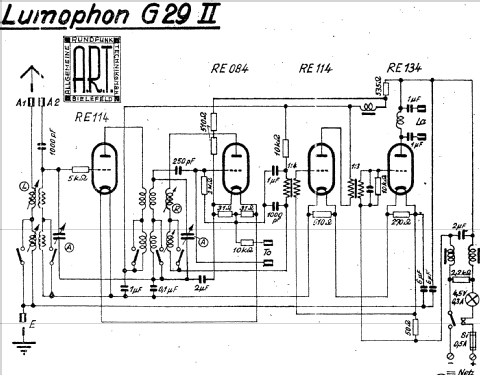 G29II; Lumophon, Bruckner & (ID = 1577528) Radio