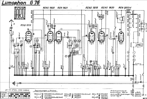 G76; Lumophon, Bruckner & (ID = 1571102) Radio