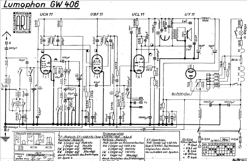 GW406; Lumophon, Bruckner & (ID = 1577591) Radio