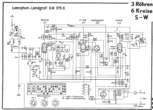 Landgraf GW375K; Lumophon, Bruckner & (ID = 736489) Radio