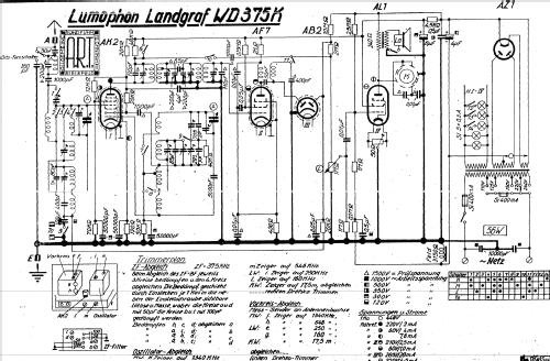 Landgraf WD375K; Lumophon, Bruckner & (ID = 1577993) Radio