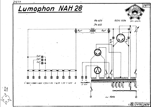 NAH28; Lumophon, Bruckner & (ID = 988131) Strom-V