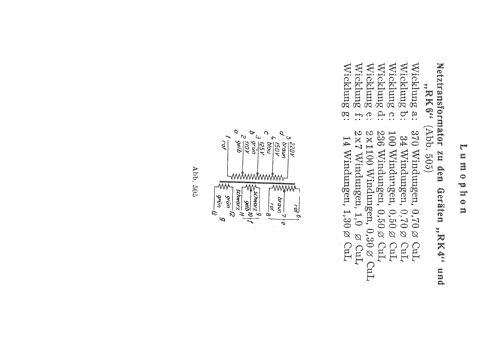 RK4 ; Lumophon, Bruckner & (ID = 341339) Radio