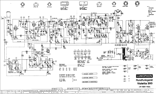 Violetta 300; Lumophon, Bruckner & (ID = 666303) Radio