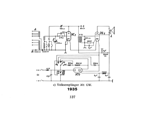 Volksempfänger VE301GW; Lumophon, Bruckner & (ID = 3061131) Radio