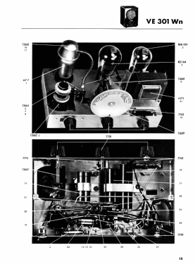 Volksempfänger VE301Wn; Lumophon, Bruckner & (ID = 3068609) Radio