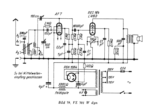 Volksempfänger VE 301 Dyn W; Lumophon, Bruckner & (ID = 3059424) Radio