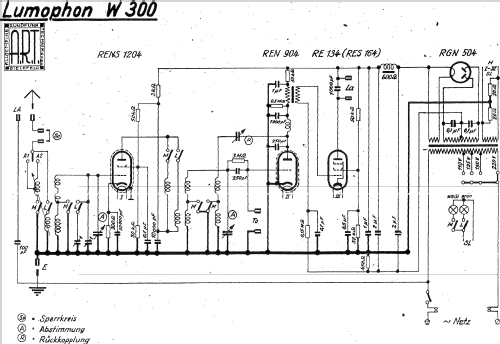 W300 ; Lumophon, Bruckner & (ID = 1571483) Radio