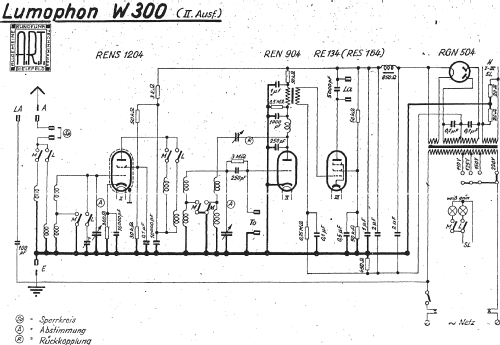 W300 ; Lumophon, Bruckner & (ID = 1571486) Radio