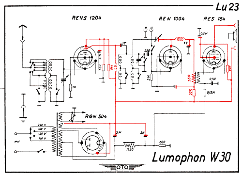 W30; Lumophon, Bruckner & (ID = 2956366) Radio