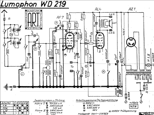 WD219; Lumophon, Bruckner & (ID = 1571441) Radio