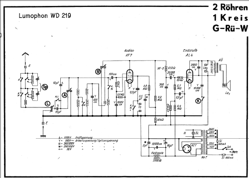 WD219; Lumophon, Bruckner & (ID = 736473) Radio