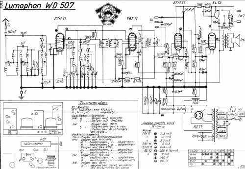 WD507; Lumophon, Bruckner & (ID = 1112437) Radio