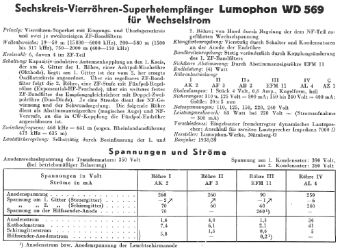 WD569; Lumophon, Bruckner & (ID = 14543) Radio