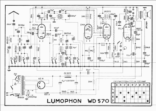 WD570; Lumophon, Bruckner & (ID = 202717) Radio