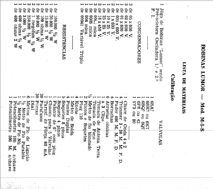 M-5-S; Lumor, Indústria e (ID = 1927458) Radio