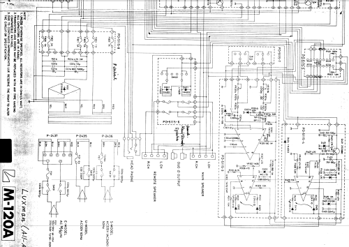 M-120A; Luxman, Lux Corp.; (ID = 661278) Ampl/Mixer