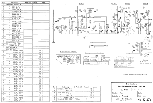 1565W; Luxor Radio AB; (ID = 2470621) Radio