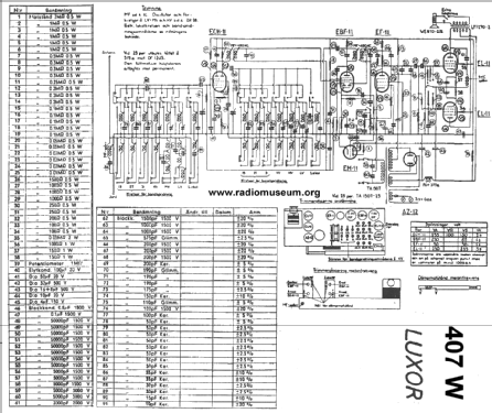 407W; Luxor Radio AB; (ID = 25152) Radio