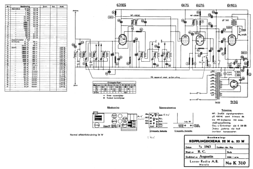 53W; Luxor Radio AB; (ID = 2467246) Radio