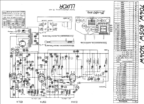 805W; Luxor Radio AB; (ID = 18557) Radio