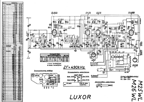 M26WL; Luxor Radio AB; (ID = 18572) Radio