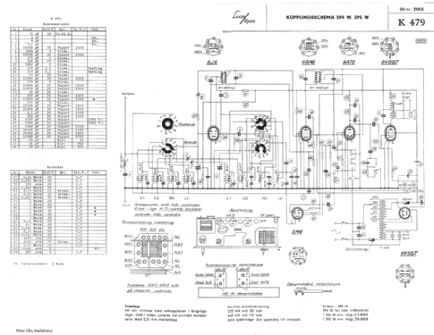 Populär 394W; Luxor Radio AB; (ID = 869716) Radio