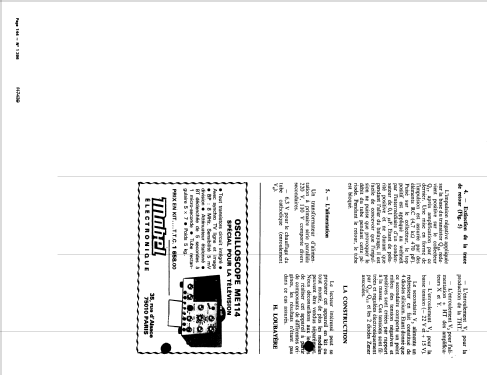 Oscilloscope ME114; Mabel Electronique; (ID = 986908) Equipment