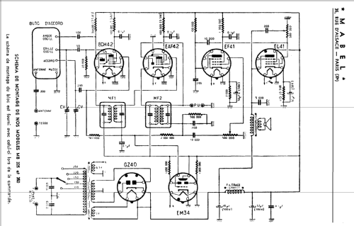 MB325; Mabel Radio, Paris (ID = 190386) Radio