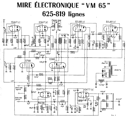 Mire électronique VM65; Mabel Radio, Paris (ID = 2997819) Equipment