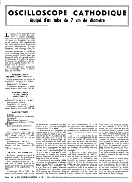 Oscilloscope cathodique Mabel 62; Mabel Electronique; (ID = 2740794) Equipment