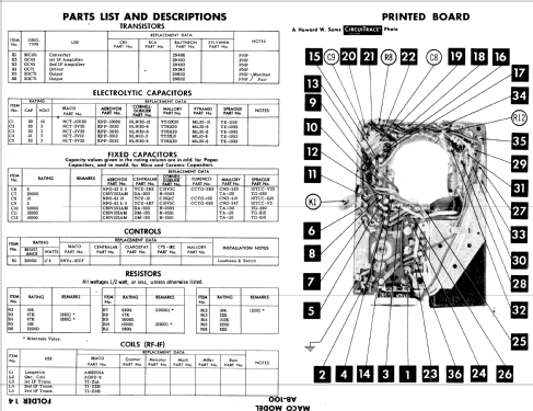 AB-100 ; Maco Electric Corp.; (ID = 563061) Radio