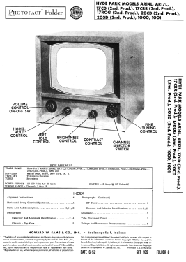 Hyde Park 17CRR ; Macy's, R.H. Macy & (ID = 3055492) Television